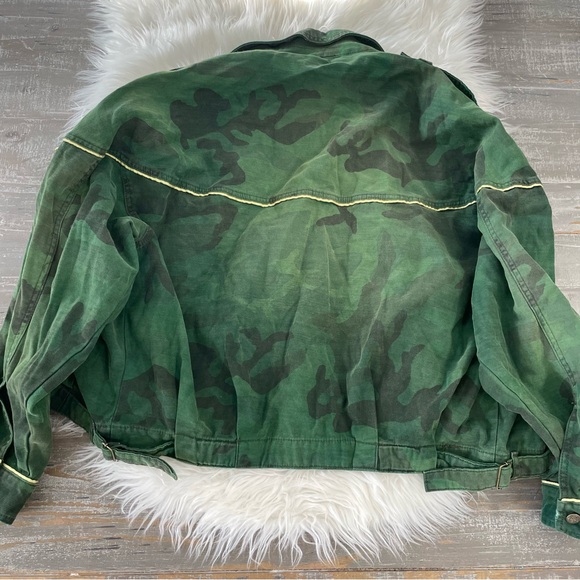 Free People Slouchy Military Camo Jacket | Size XS - Picture 12 of 12